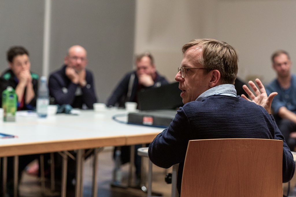 Pochen Symposium mit Marcus Böick, Thema Treuhand, POCHEN.eu, Chemnitz